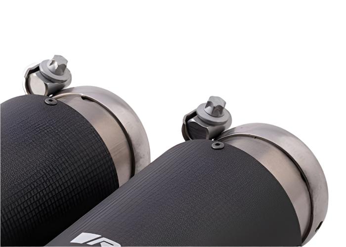 Porsche Carbon Tail Pipe Set 84mm