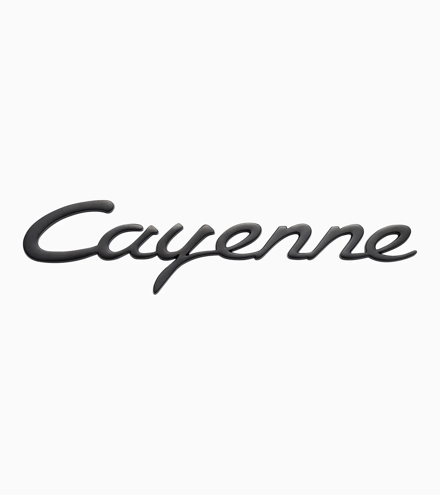 Porsche Cayenne Turbo Black Logo Two Piece Magnet Set