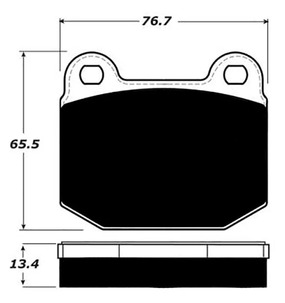 Porsche Ceramic Brake Pads Front PMBC-021