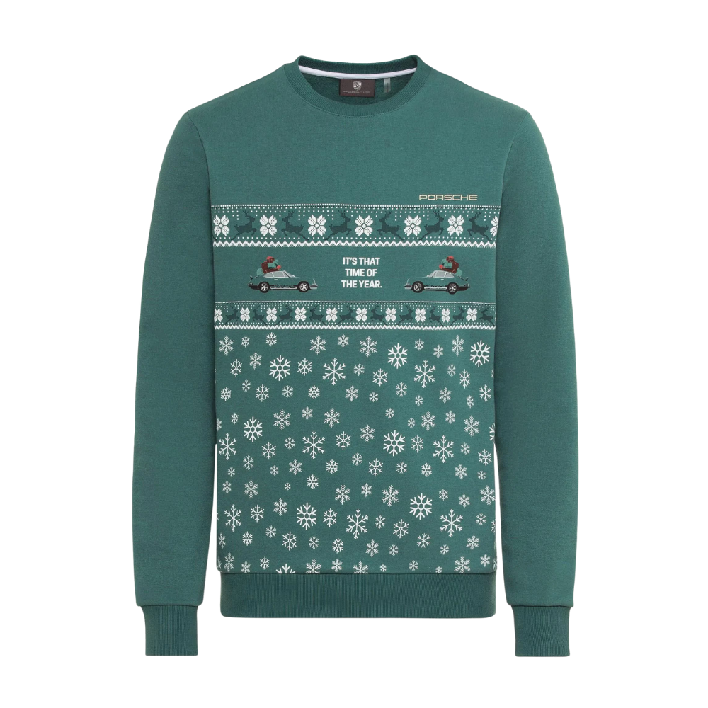 Porsche Christmas Regular Fit Unisex Pullover Sweatshirt
