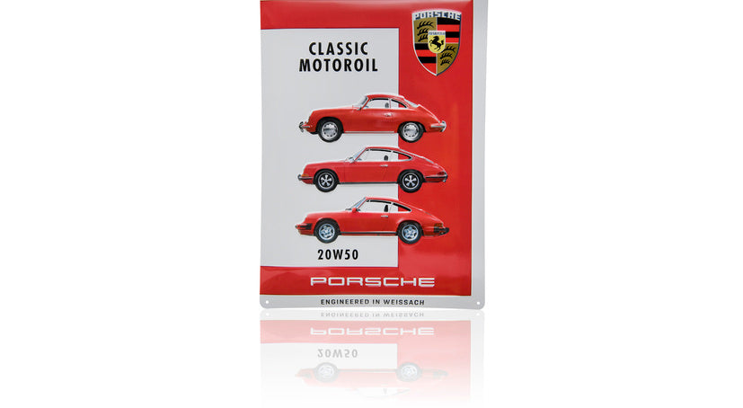 Porsche Classic Motoroil Metal Plate 20W-50 PCG-043-020-50
