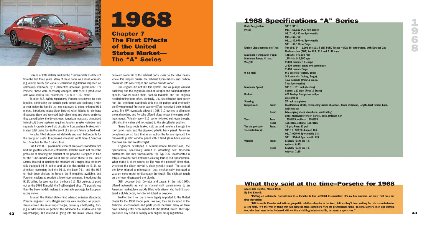 Porsche Classic Porsche 911 Buyer's Guide 1965-1998 Randy Leffingwell Book 9780760377192