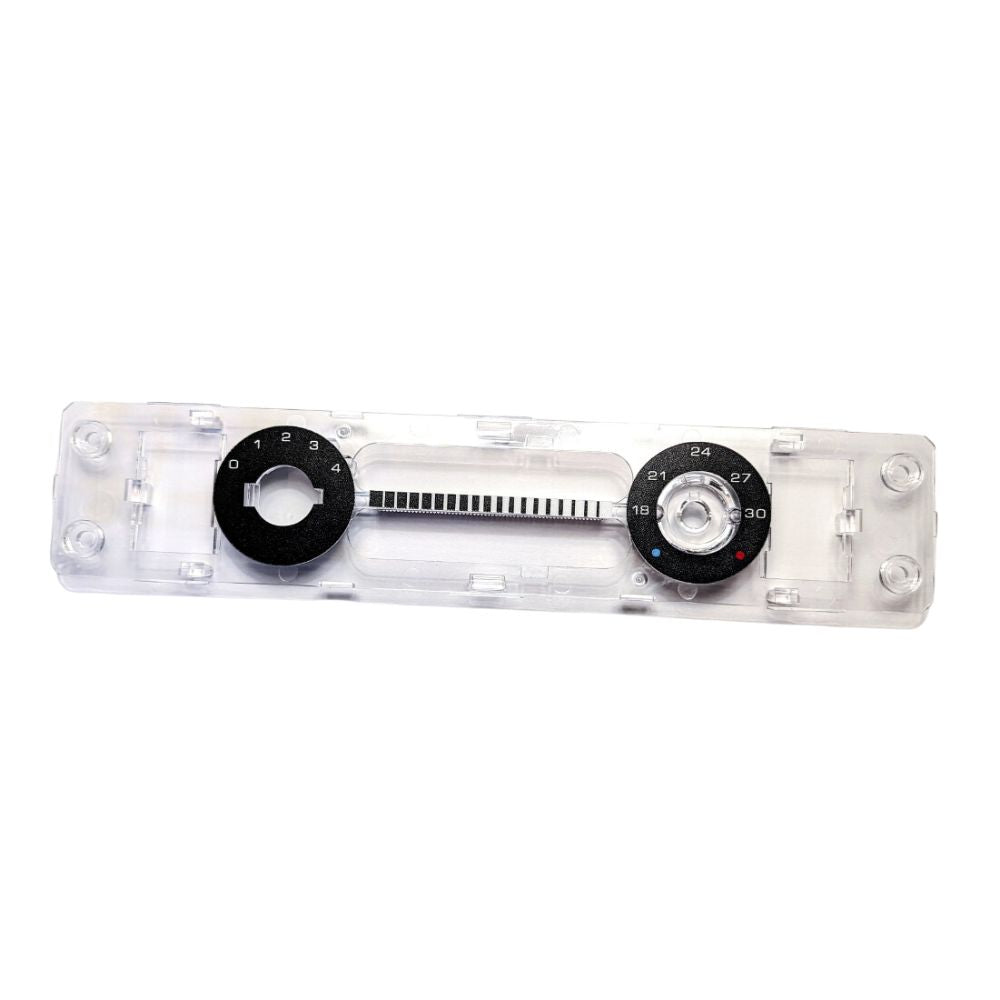 Porsche Clear Climate Control Module AC Face Plate - 944 85-89 RB110