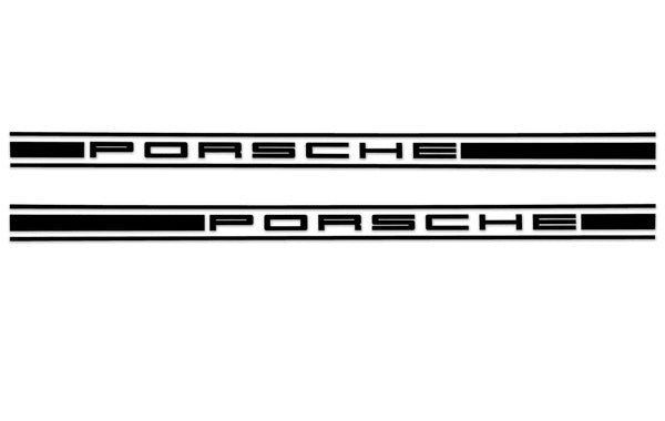 Porsche Decorative Side Logo Porsche Red - 99104480156 - 991 12-18 99104480156