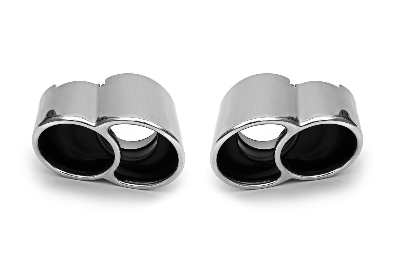 Porsche Deluxe X-50 Style Exhaust Tips - 911 | 2001-2004 FS-POR-996T-X50TP