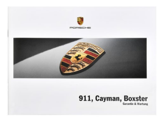 Porsche Direct Access - Short Manual English/American - Cayman 2011 WKD-987-721-11