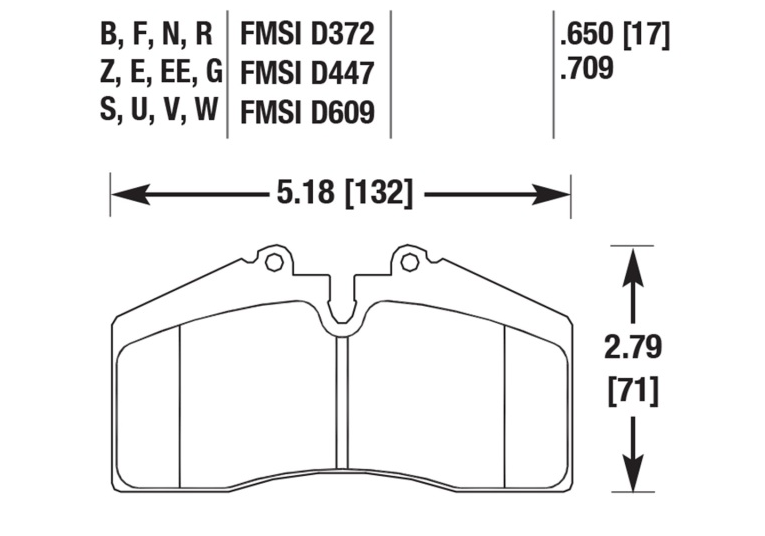Porsche Disc Brake Pad - 911/928/944/968 86-98