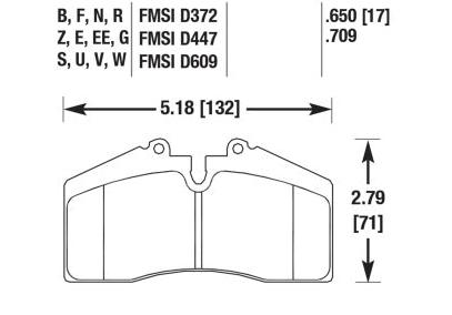 Porsche Disc Brake Pad - 911/928/944/968 86-98