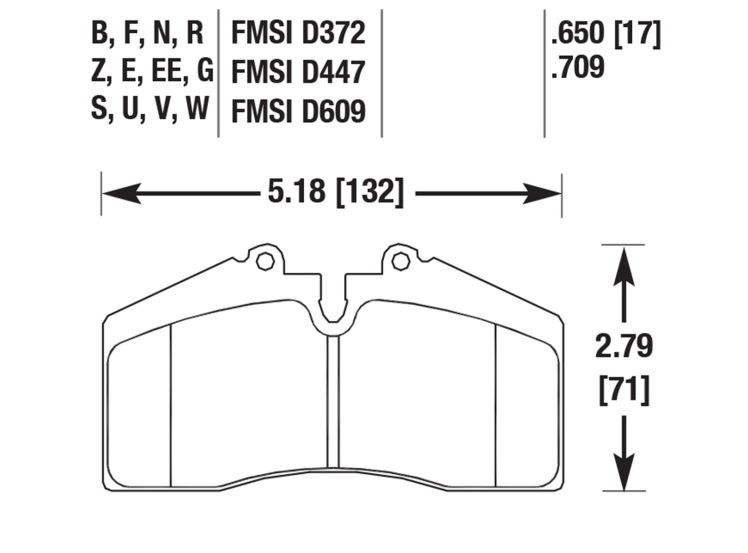 Porsche Disc Brake Pad - 911/928/944/968 86-98