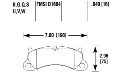 Porsche Disc Brake Pad - 911/Boxster 12-16