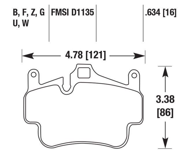 Porsche Disc Brake Pad - 911/Boxster/Cayman 05-14