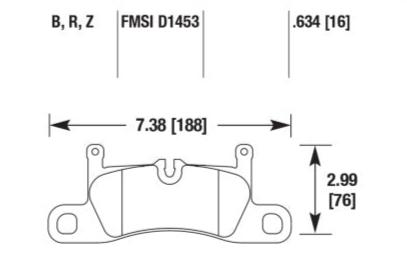 Porsche Disc Brake Pad - Cayenne 11-18