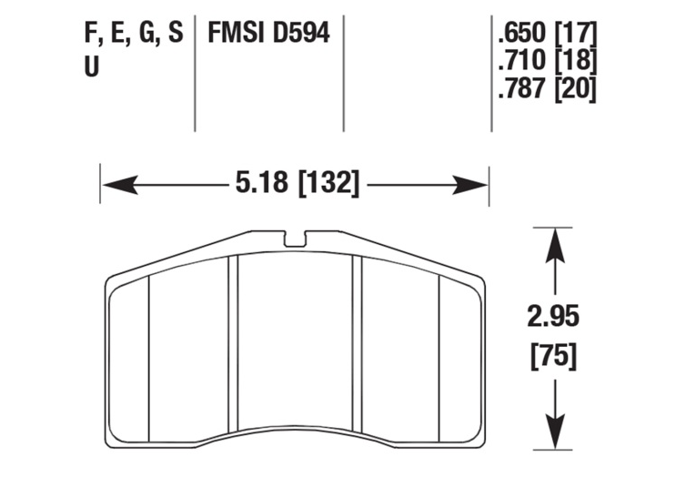 Porsche Disc Brake Pad Front - 911/928 92-98