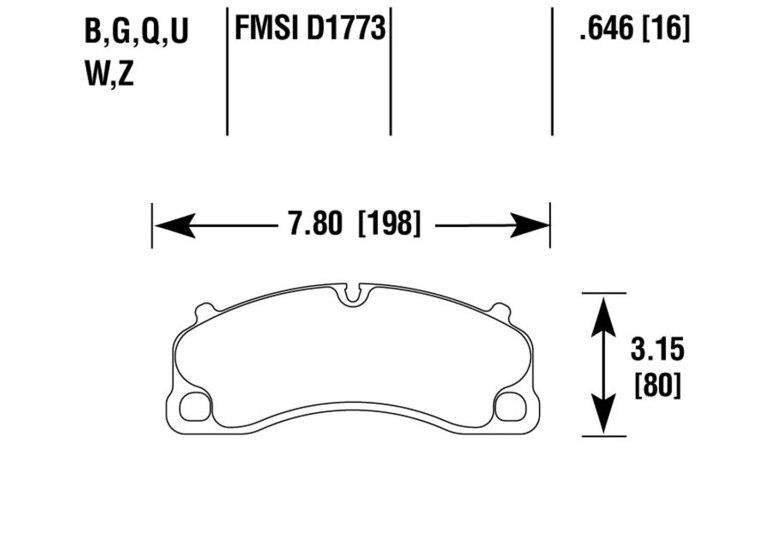 Porsche Disc Brake Pad Front - 911/Cayman 14-19