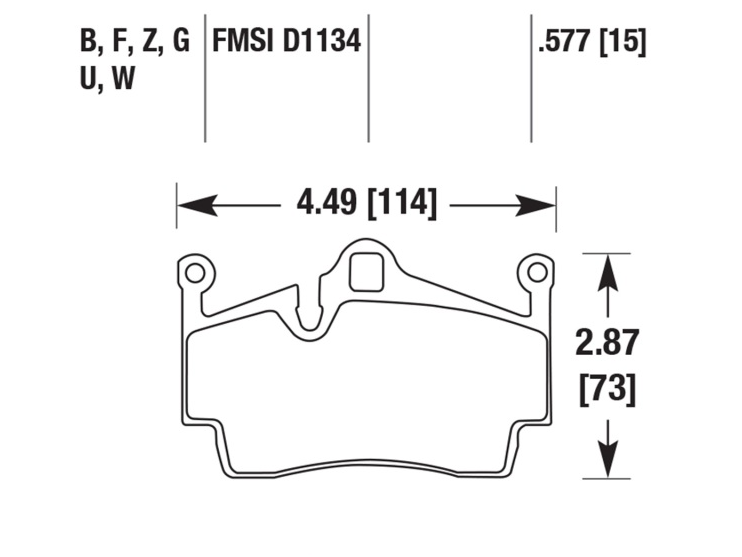 Porsche Disc Brake Pad Rear - Boxster/Cayman/911 05-19