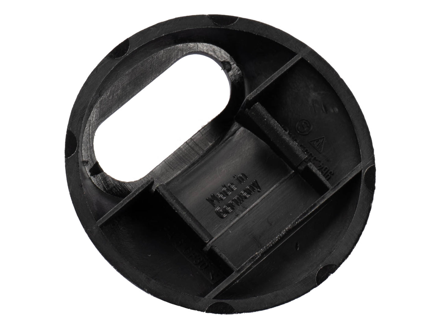 Porsche Door Strap Rosette Black - 911 89-94 9645557610201C