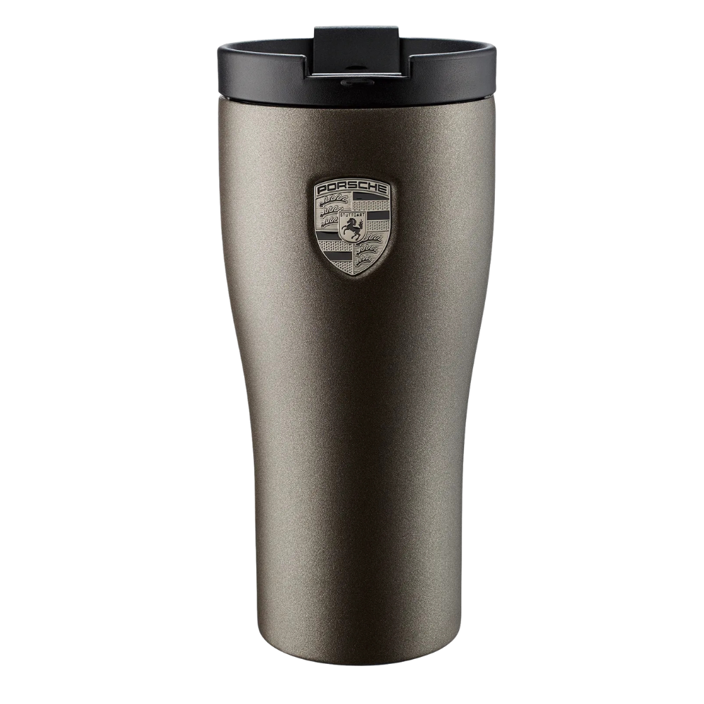 Porsche Double Walled Grey XL Thermal Travel Cup - 900 ml