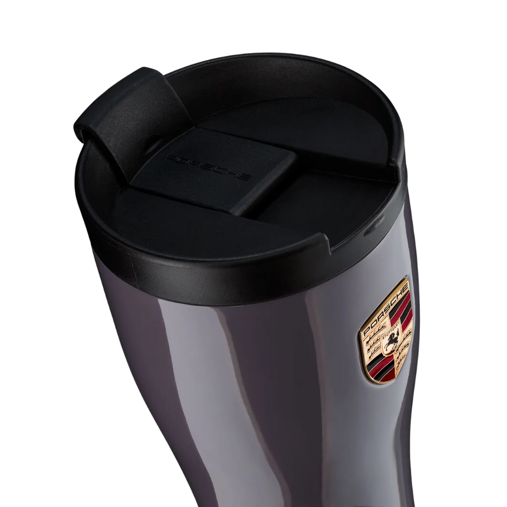 Porsche Double Walled Powder Coated Thermal Travel Cup - 460 ml