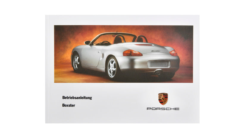 Porsche Driver’s Manual German - Boxster 1997 WKD-986-110-97