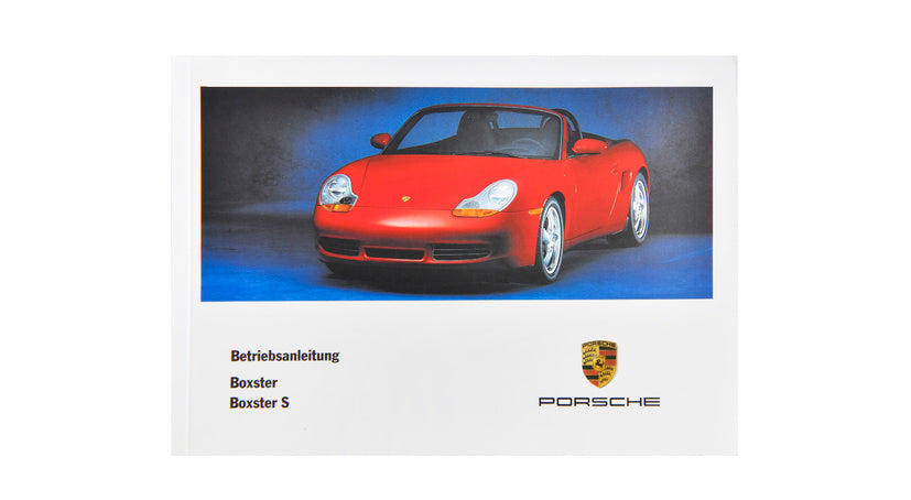 Porsche Driver’s Manual German - Boxster 2001 WKD-986-010-01