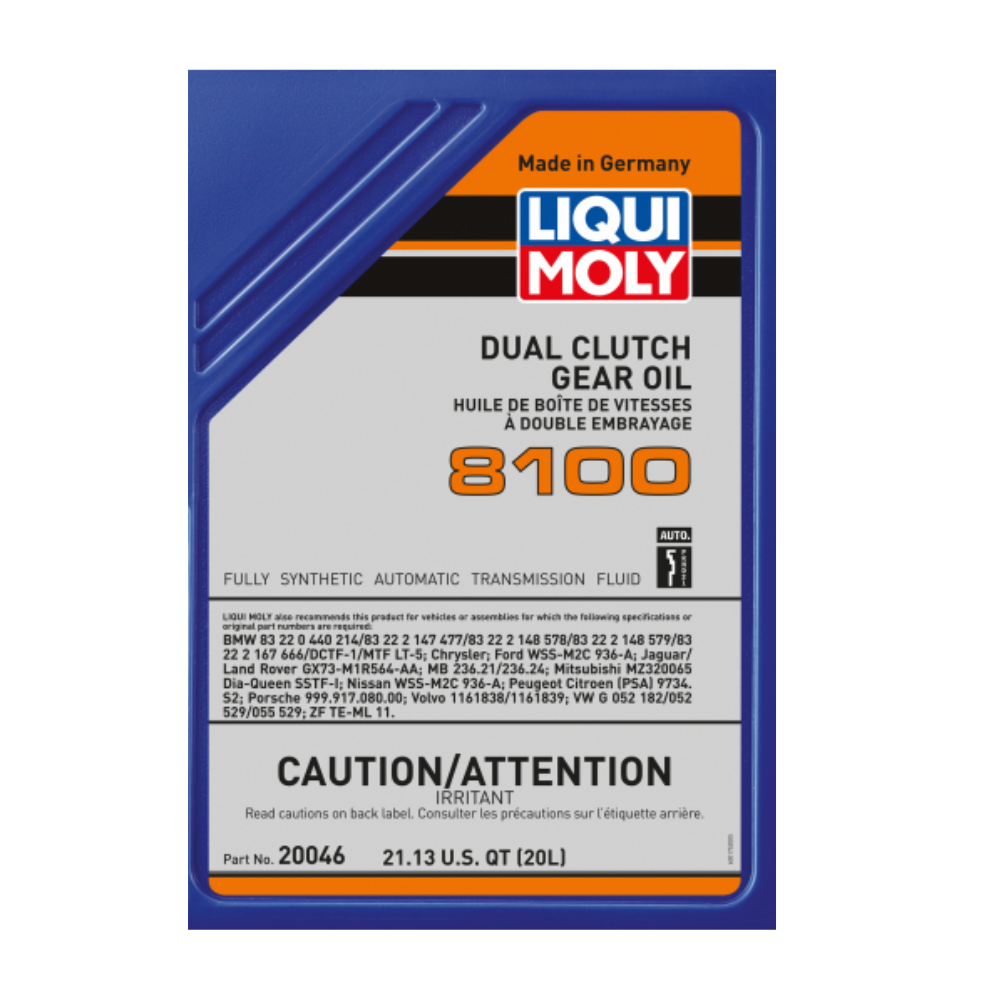 Porsche Dual Clutch Gear Oil 8100 20L 20046