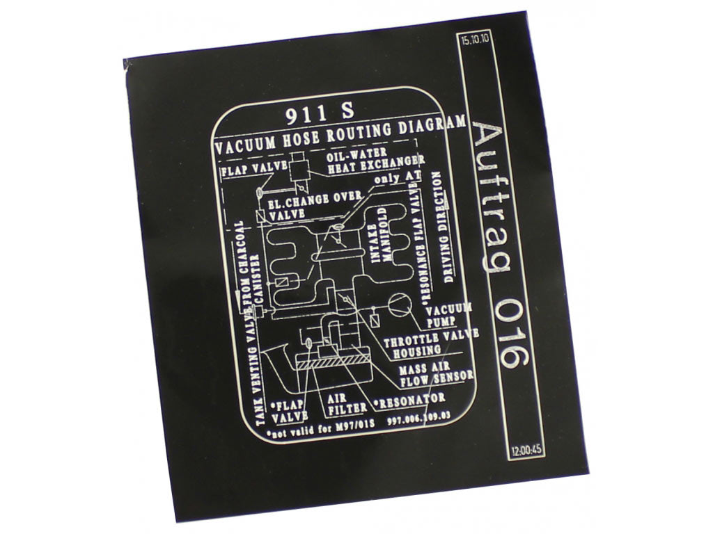 Porsche Engine Decal - 911 05-08