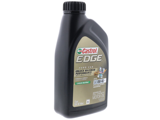 Porsche Engine Oil - Castrol Edge Euro Car PA - 0W-40 Synthetic 1 Quart , 928/Boxster/Cayman/Cayenne/911/Panamera/924/Macan/968/944/718 Boxster/718 Cayman/918 Spyder | 1984-2019 15EFDF