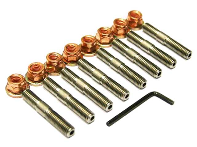 Porsche Exhaust Manifold Stud Kit (Stainless Steel), 924/944/968 | 1983-1995