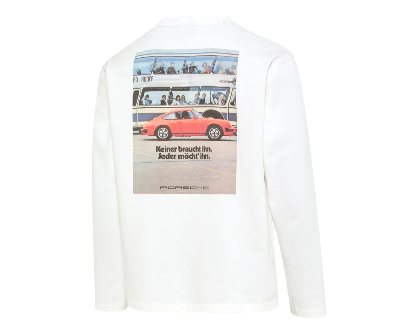 Porsche Fan Community Retro Unisex Long Sleeve Shirt - White