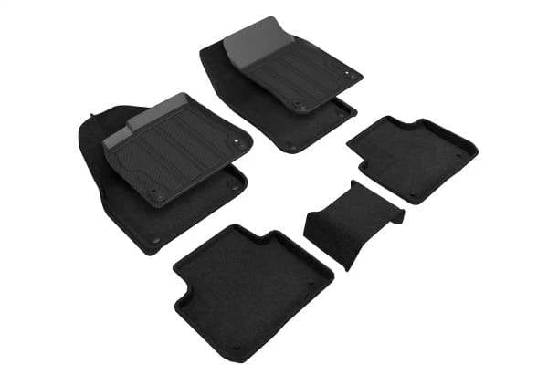 Porsche Floor Mat Set Black - Cayenne 19-24