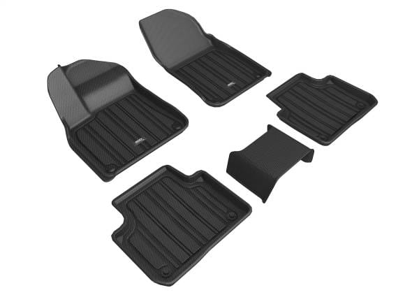 Porsche Floor Mat Set Black - Cayenne 19-24 E1PO01901809
