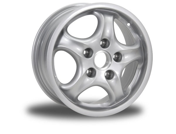 Porsche Front Silver Metallic Alloy Wheel 7JX16 ET55 - 911 95-98 993-362-114-00