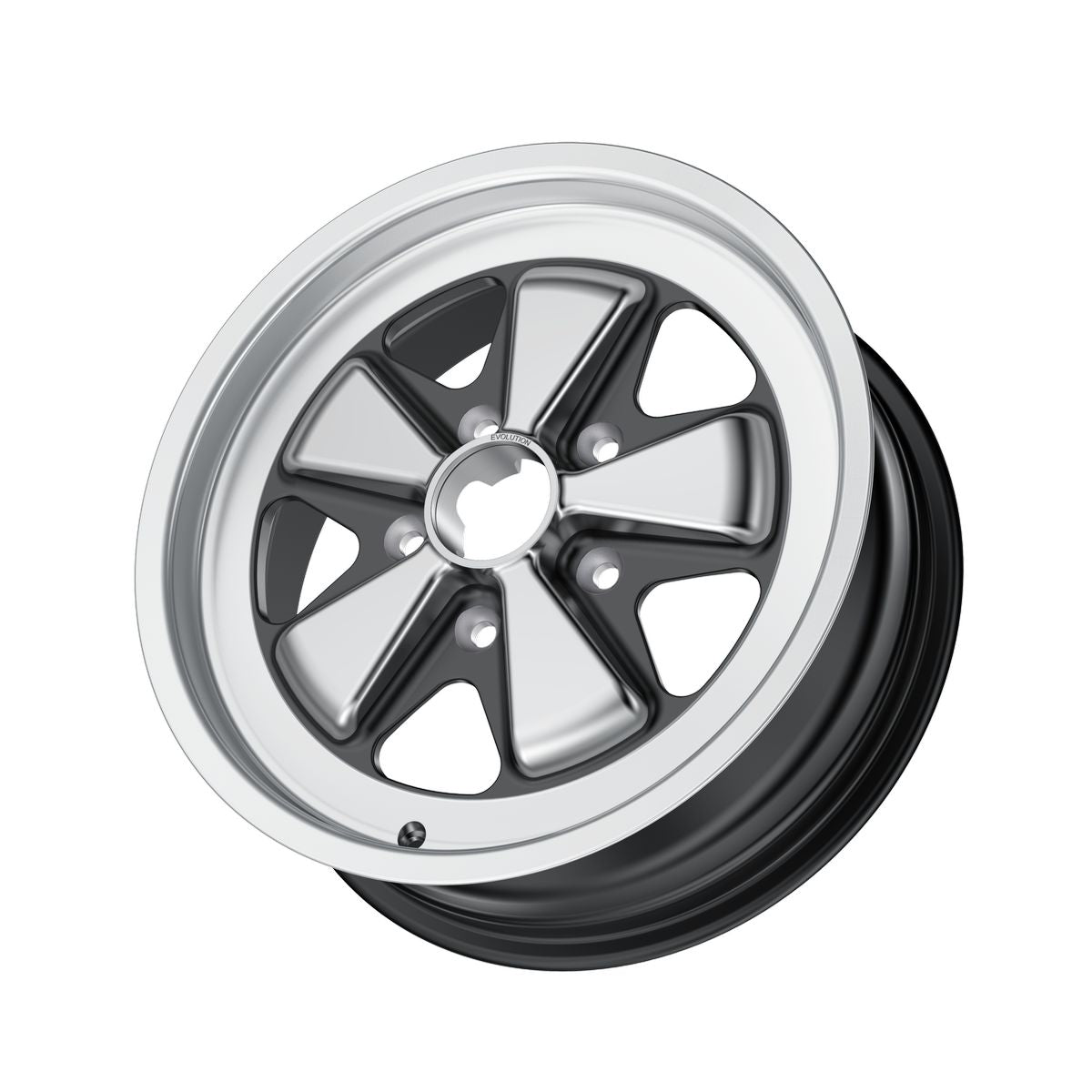 Porsche Fuchs Wheel Silver 16x6 - 911/912E/930 FE160601303671S