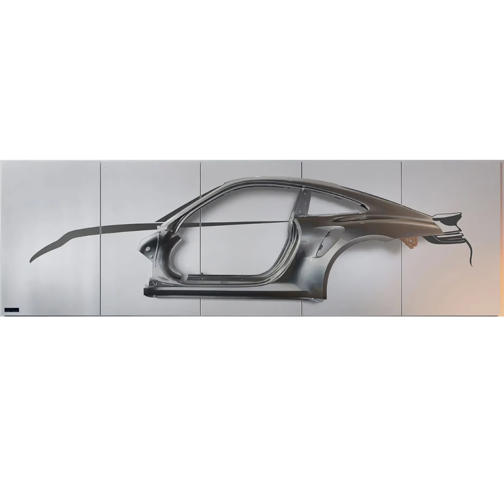 Porsche Genuine Porsche 911 Skulptur - Agate Grey - white background - WAP0501150N024 WAP0501150N024