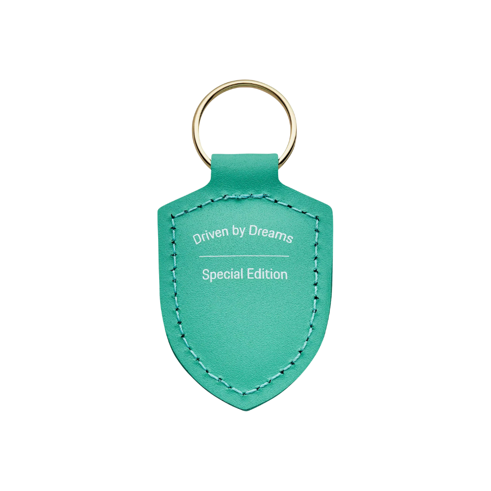 Porsche Genuine Porsche Crest Key Ring Mint Green - WAP0503530RWSA WAP0503530RWSA