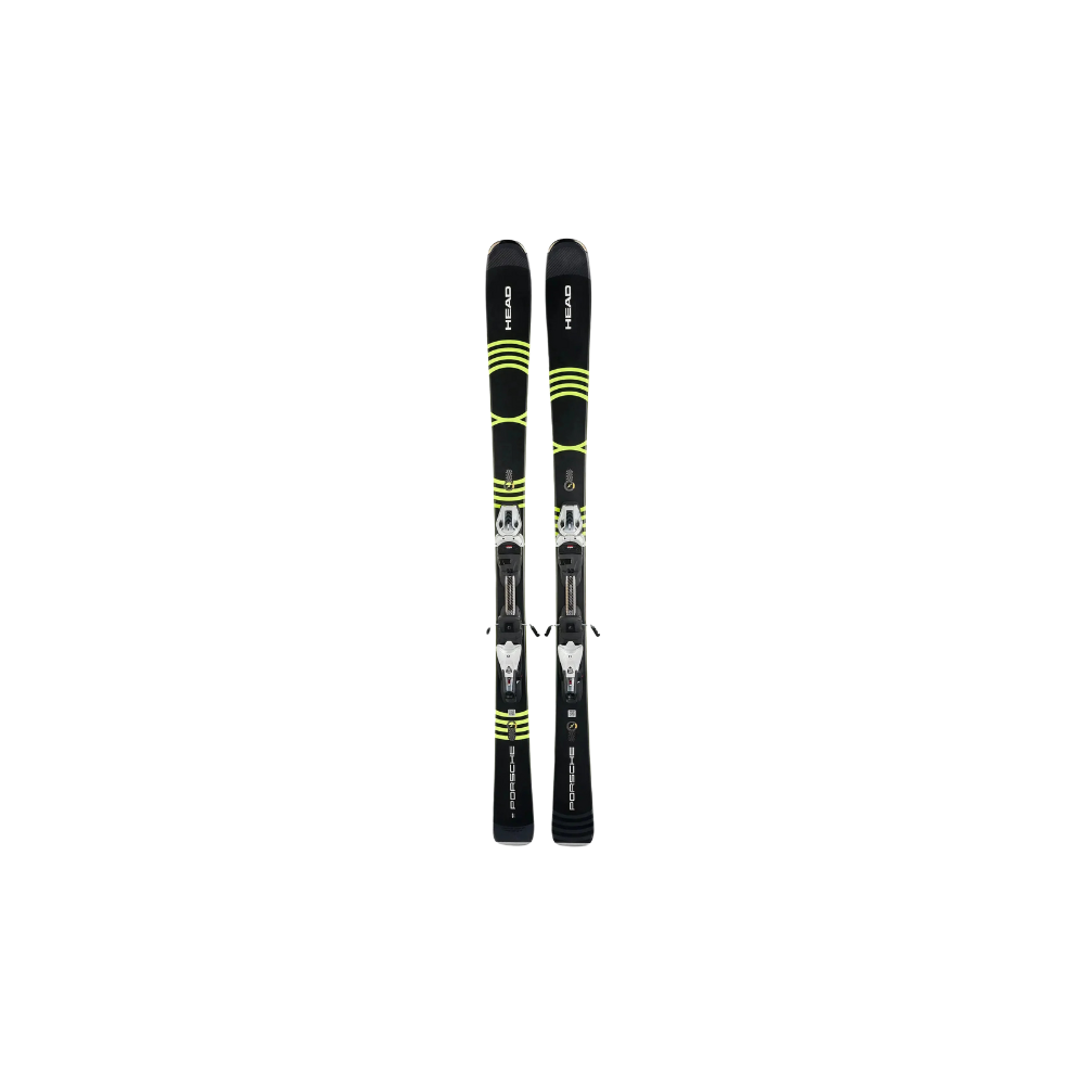 Porsche Genuine Porsche | Head 8 Series 170mm Ski's - Black/Yellow - WAP062H880P170 WAP062H880P170
