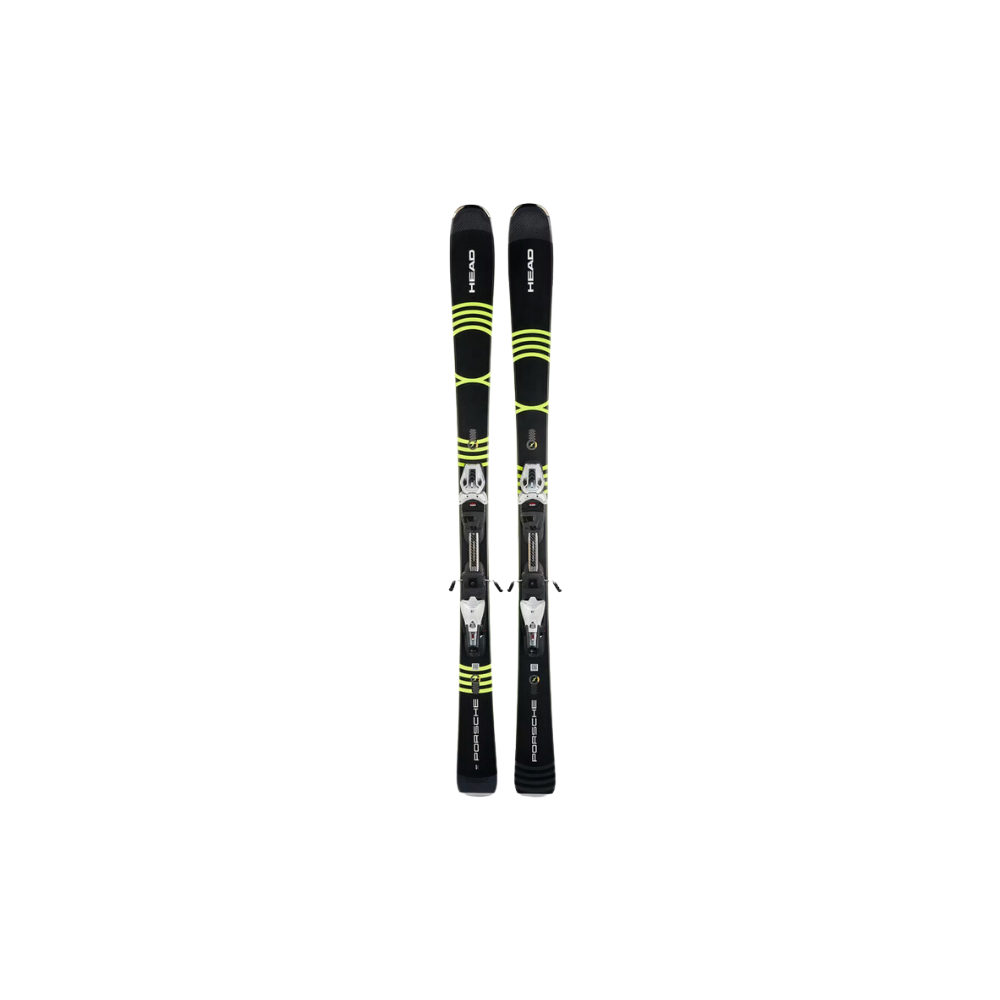 Porsche Genuine Porsche | Head 8 Series 177mm Ski's - Black/Yellow - WAP062H880P177 WAP062H880P177