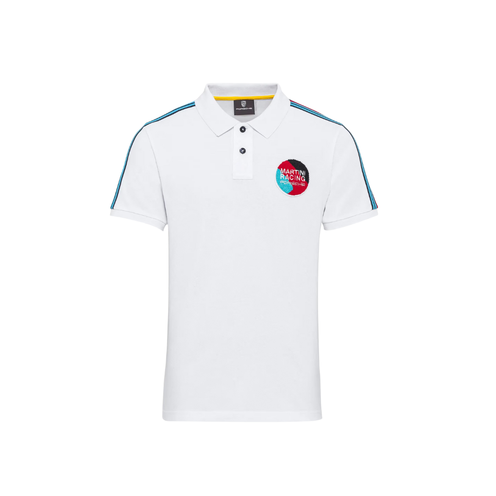 Porsche Genuine Porsche Martini Racing Polo Shirt Logo White - WAP5500XL0P0MR WAP5500XL0P0MR