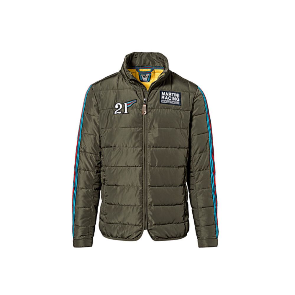 Porsche Genuine Porsche Martini Racing Quilted Jacket Green - WAP55800 Porsche Genuine Porsche Martini Racing Quilted Jacket Green - WAP55800