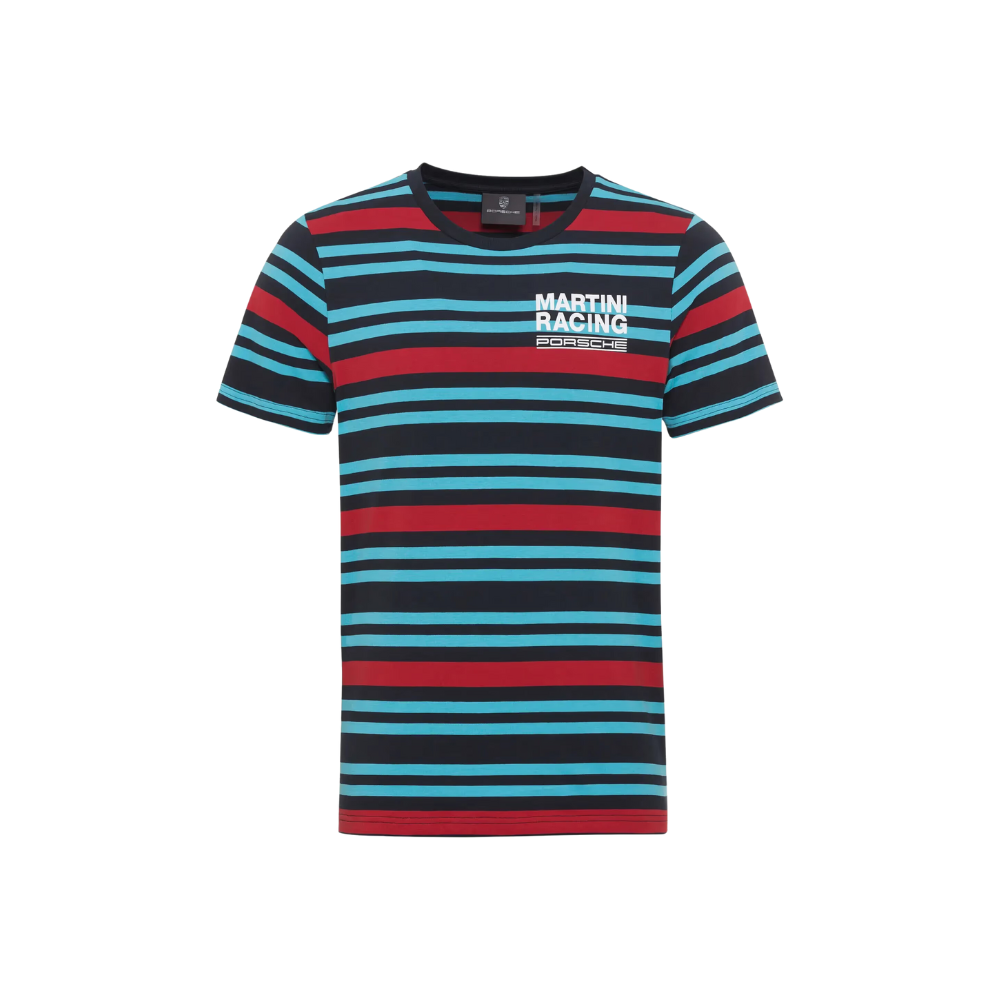 Porsche Genuine Porsche Martini Racing T-Shirt Stripes - WAP5533XL0P0MR WAP5533XL0P0MR