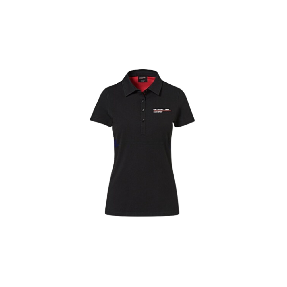 Porsche Genuine Porsche Motorsport Fanwear Collection Polo Shirt Black - WAP806XXL0LFMS WAP806XXL0LFMS