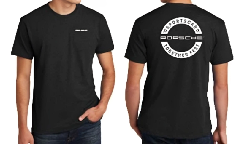 Porsche Genuine Porsche Sportscar Together Fest T-Shirt Black - PNAST100M22 PNAST100M22