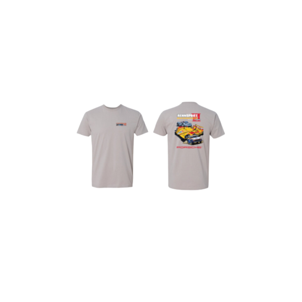 Porsche Genuine Porsche T-Shirt Poster Grey - REN00900L18 REN00900L18