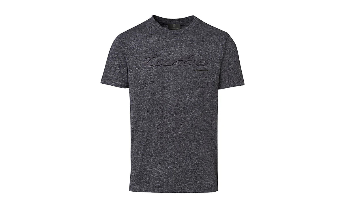 Porsche Genuine Porsche Textiles T-Shirt Turbo Grey Melange - WAP82400S0K WAP82400S0K