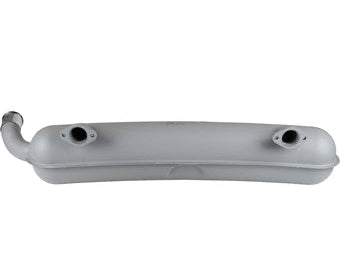 Porsche Grey Painted Exhaust Muffler - Rear - 911 73-83 911-111-025-01G