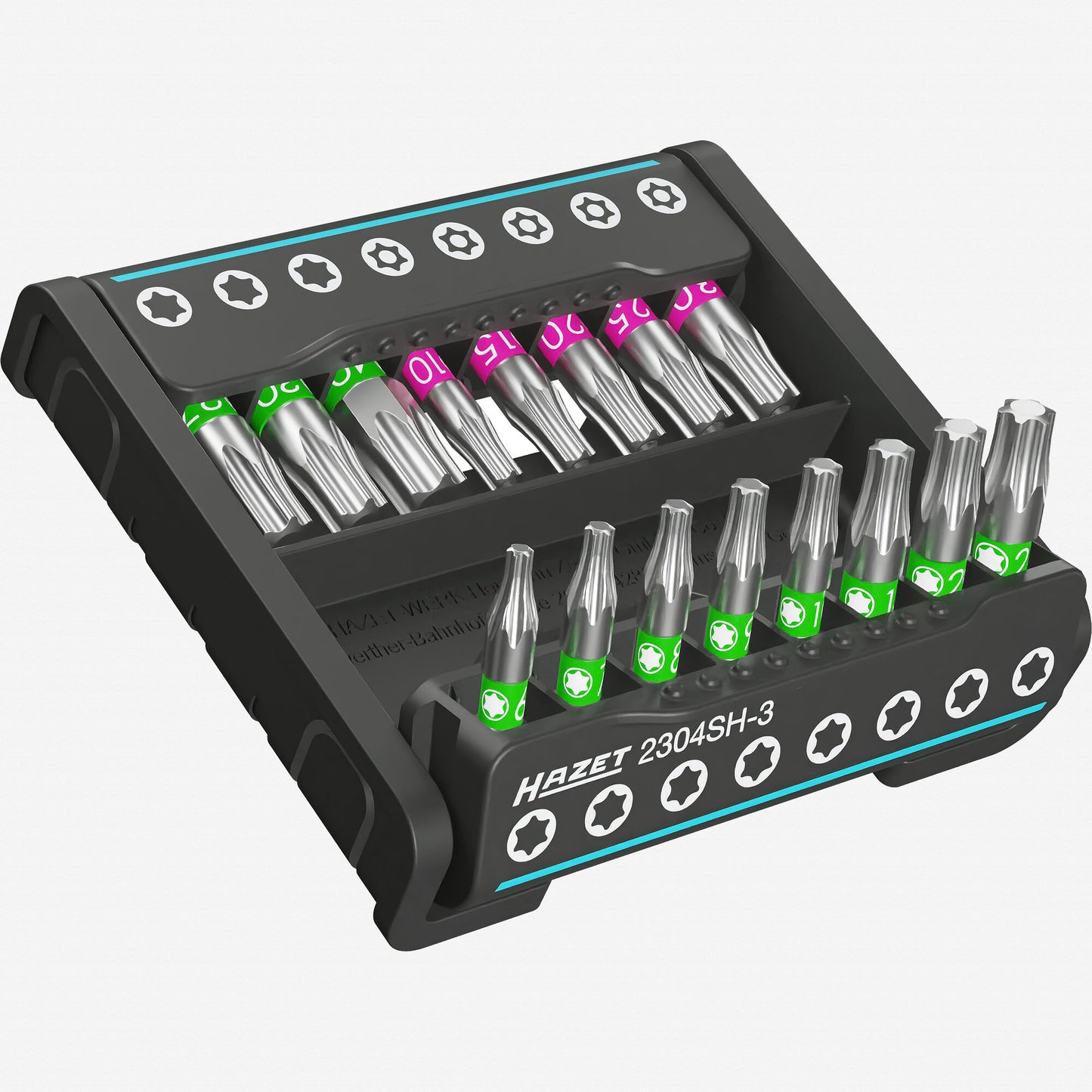 Porsche Hazet HZ2304SH-3 SmartHolder Security Torx/Torx Bit Set - 16 Pieces HZ2304SH-3