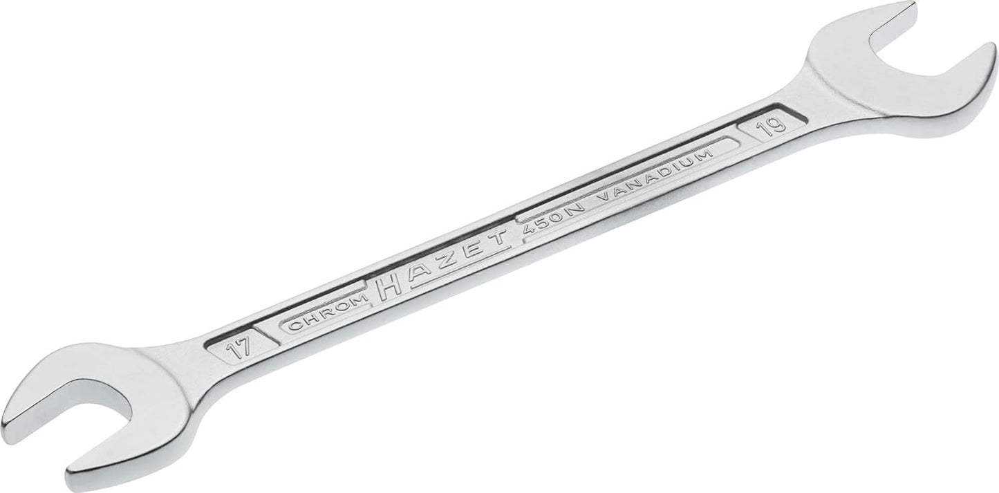 Porsche Hazet HZ450N-17X19 Double Open-End Wrench 17 x 19mm HZ450N-17X19