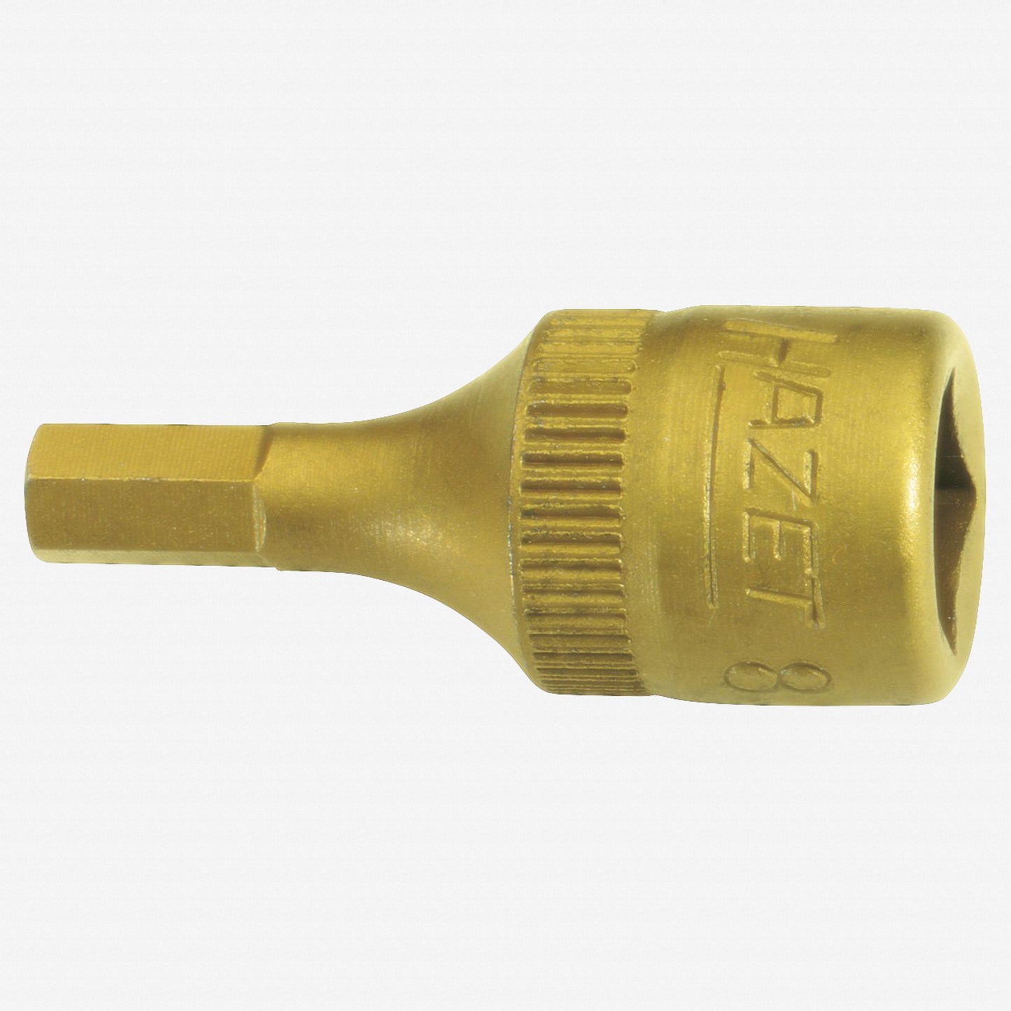 Porsche Hazet HZ8501-8 8mm Hex Titanium-Nitride 1/4 in Socket HZ8501-8