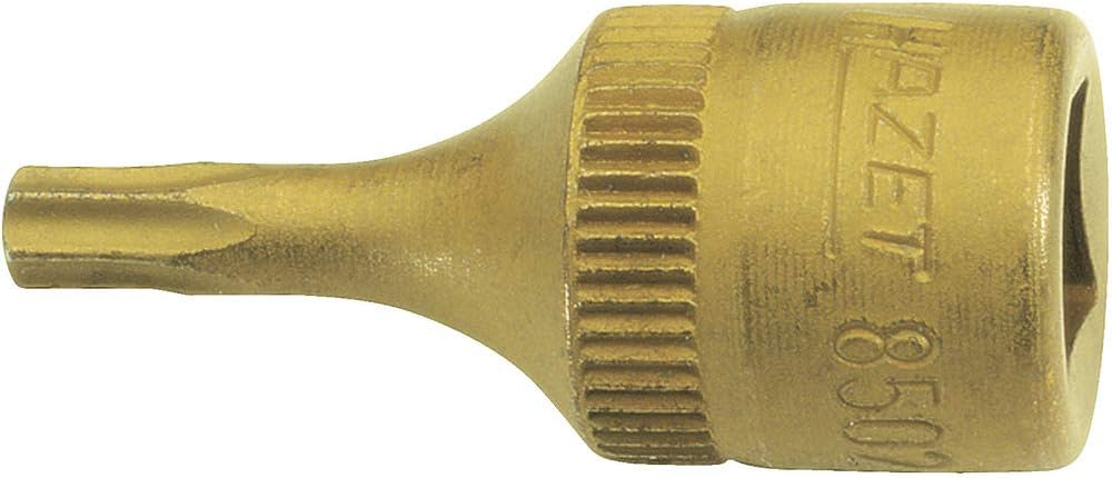 Porsche Hazet HZ8502-T8 T8 Torx Titanium-Nitride 1/4 in Socket HZ8502-T8