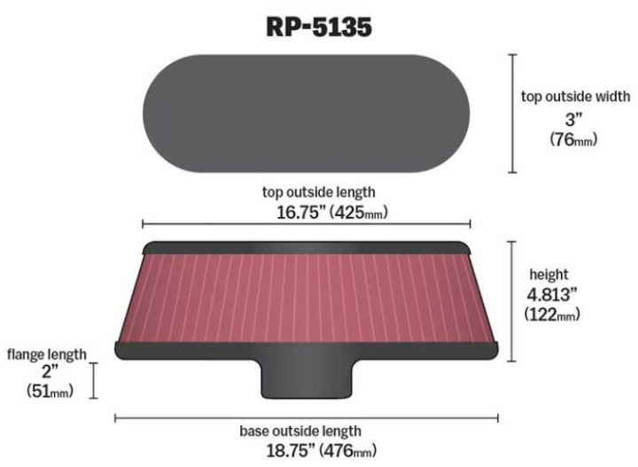 Porsche High-Flow Air Filter